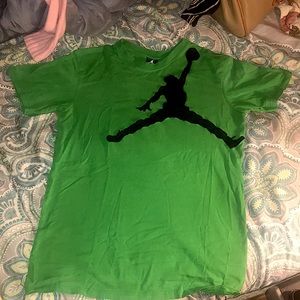 A green, Jordan, Medium T-shirt